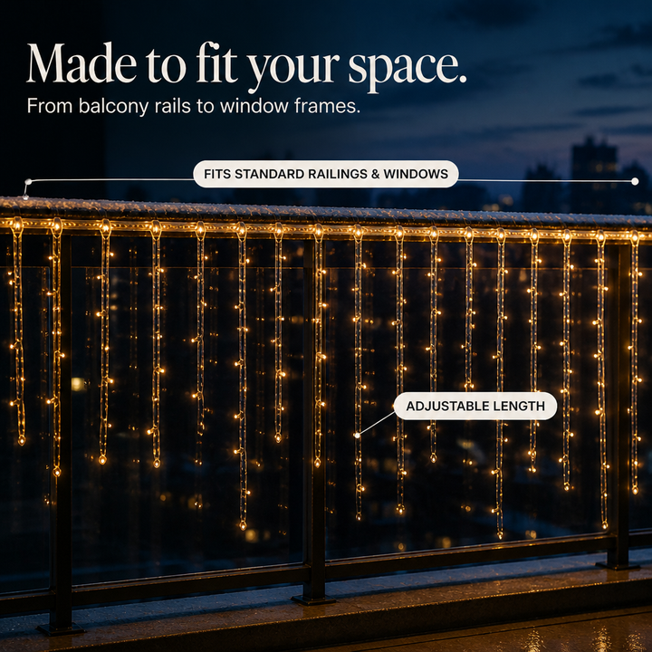 LED Vorhang Lichterkette App Gesteuert