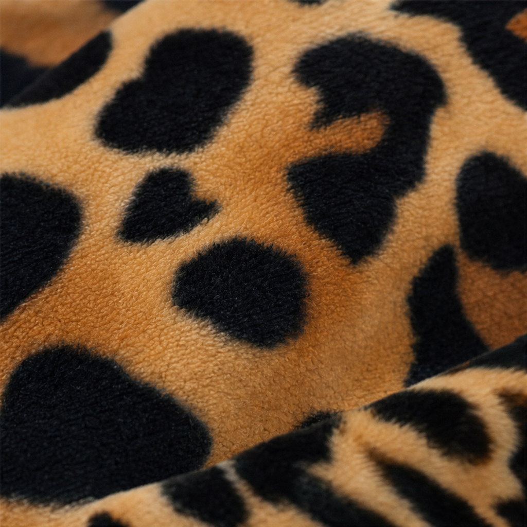 Decke Leopardenmuster Polyester