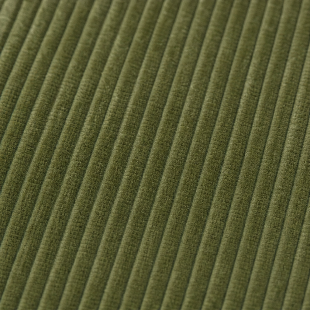 Damen Cord Oberteil Asymmetrische Knopfleiste Mit Stehkragen