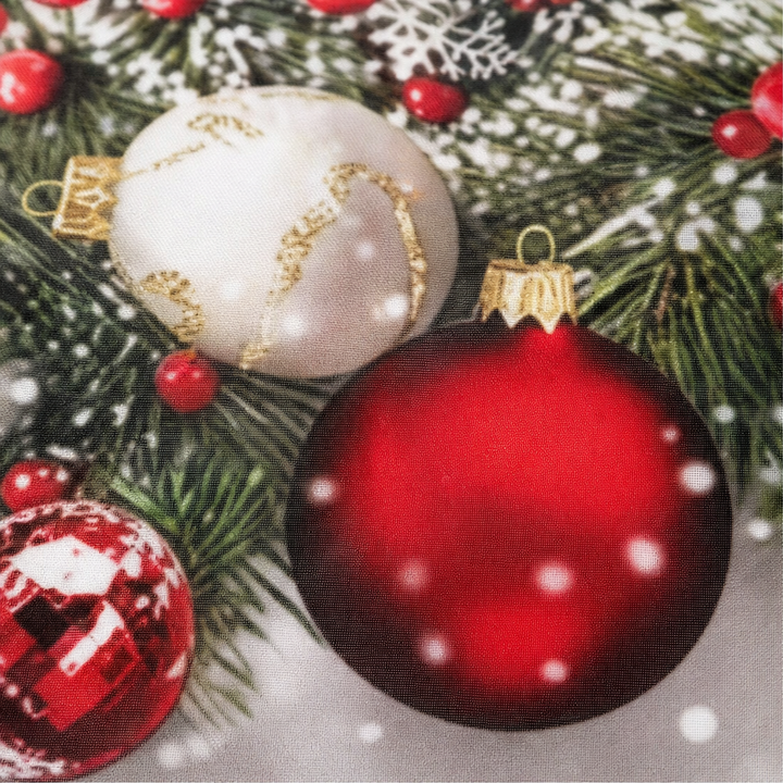 Yuletide Glow | Weihnachts-Vorhänge mit Semi-Transparenz