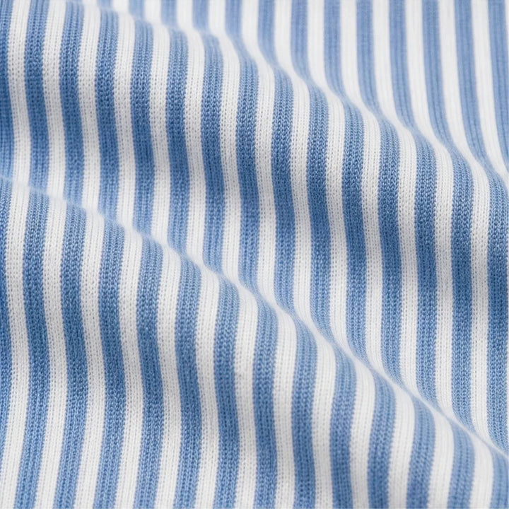 Sudadera con capucha, estampado de rayas y cordón ajustable