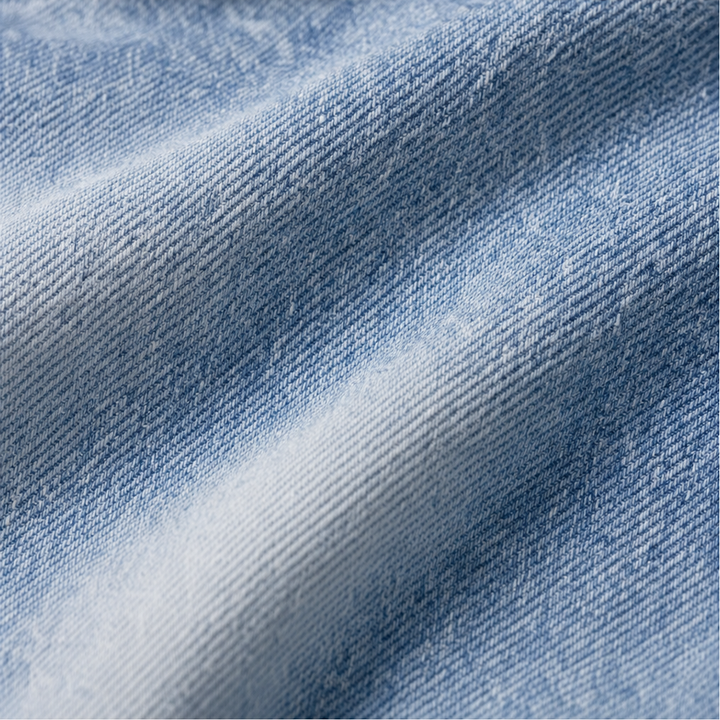 Damen Weite Jeans Mit Seitlicher Schnalle