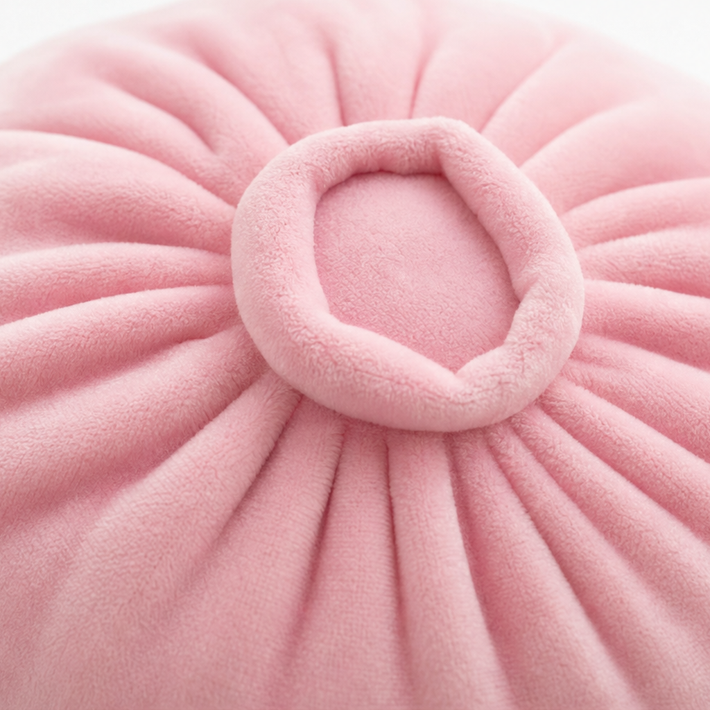 Plüschkissen Bao Bun Form