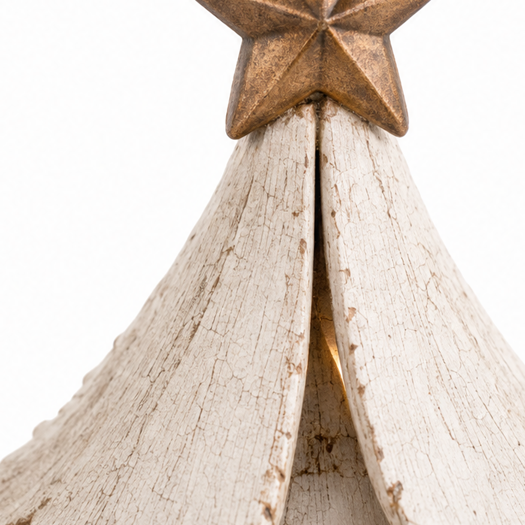 Weihnachtsbaum-Figur LED Vintage-Stil