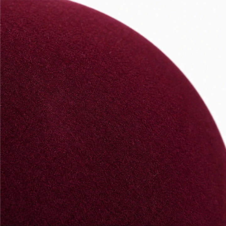 Set of 12 velvet Christmas baubles