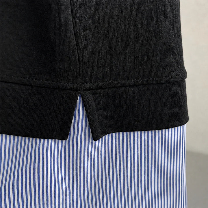 Zweiteiler mit Lagen-Sweatshirt und Hose