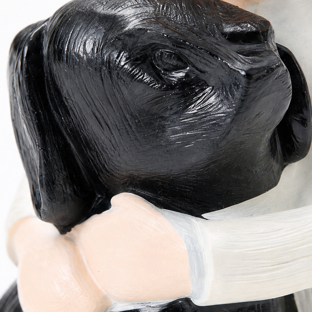 Everpaw Erinnerungsfigur Mädchen mit Hund aus Resin