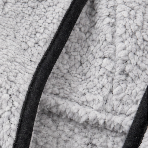 Damen Plüsch Strickjacke Mit Kapuze — Kuschelig Warm