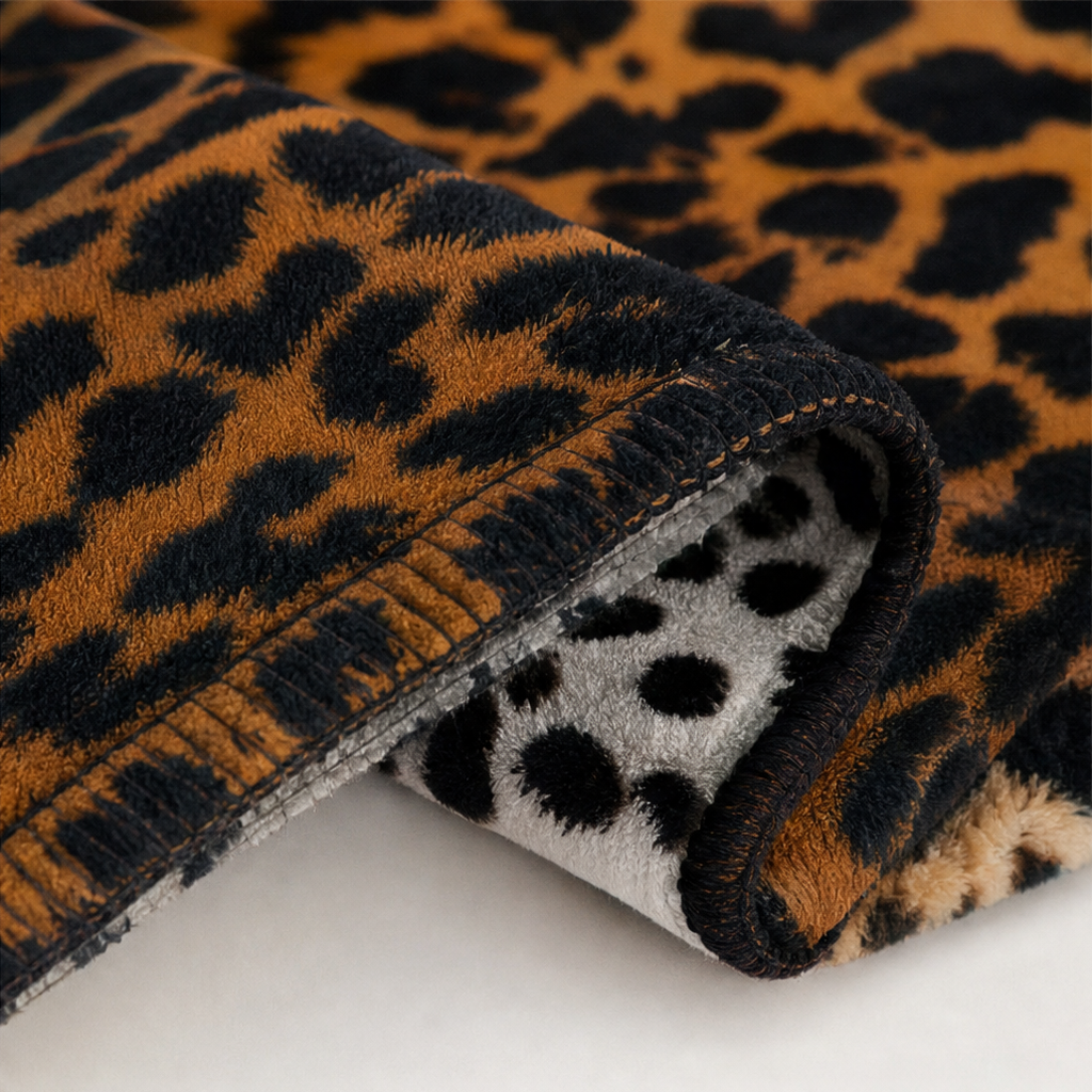 Decke Leopardenmuster Polyester