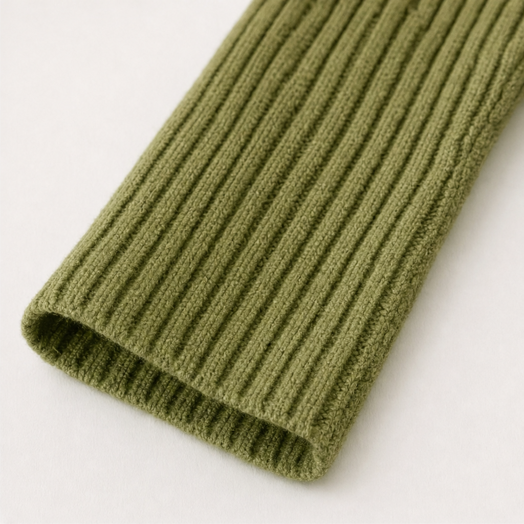 Vellura | Geripptes Strickoberteil mit Twist-Front