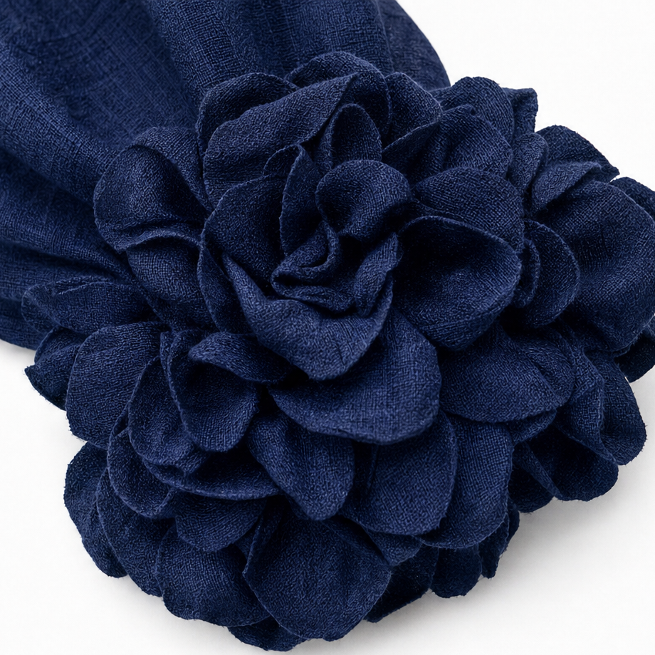 Damen Set Zweiteilig Weites Bein Mit Blumen Manschette