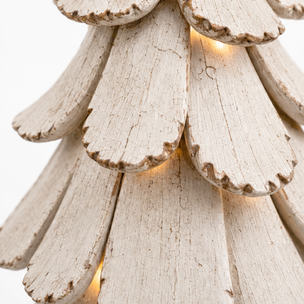 Weihnachtsbaum-Figur LED Vintage-Stil