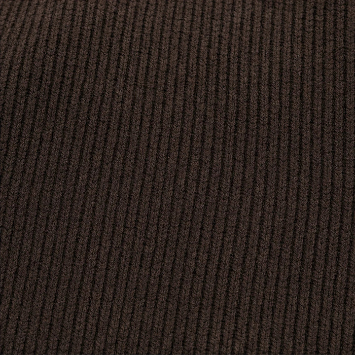 Zweireihige Strickjacke mit Stehkragen