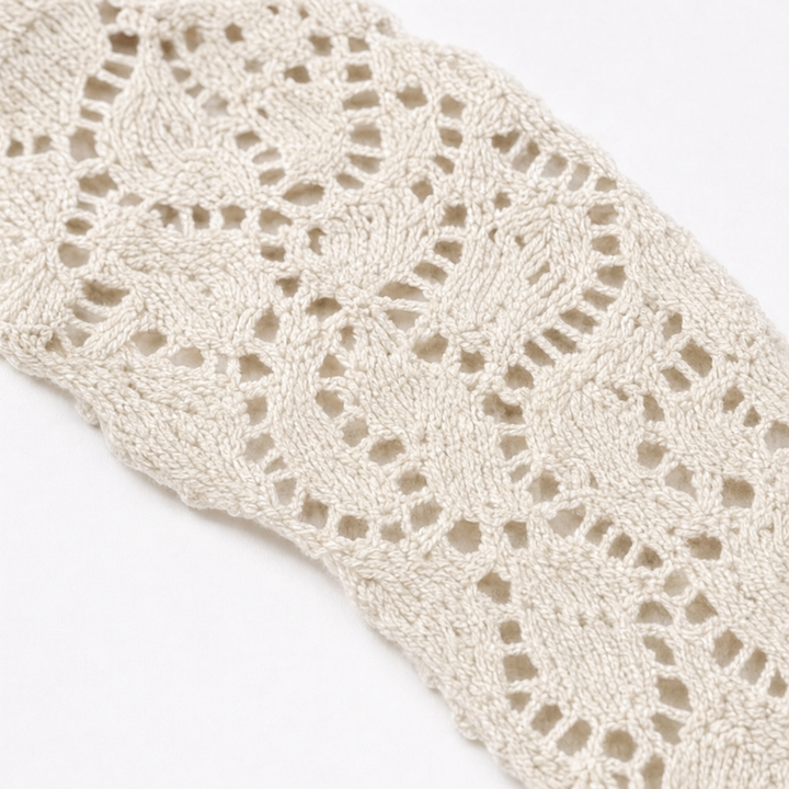 Damen Longsleeve Mit Spitzenschulter Gerippt