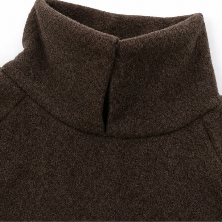 Damen Set Rollkragen Pullover Und Maxirock