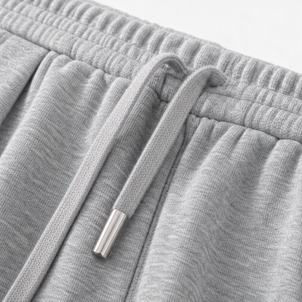 Damen Jogginghose Mit Falten Und Weitem Bein