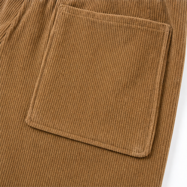 Cordella | Cord-Hose mit Rippstruktur und weitem Bein