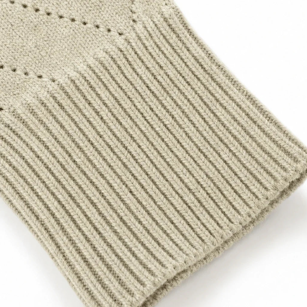 Fine-knit viscose sweater with openwork pattern