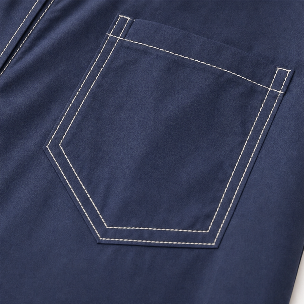 Damen Midikleid mit Reverskragen und Halbarm