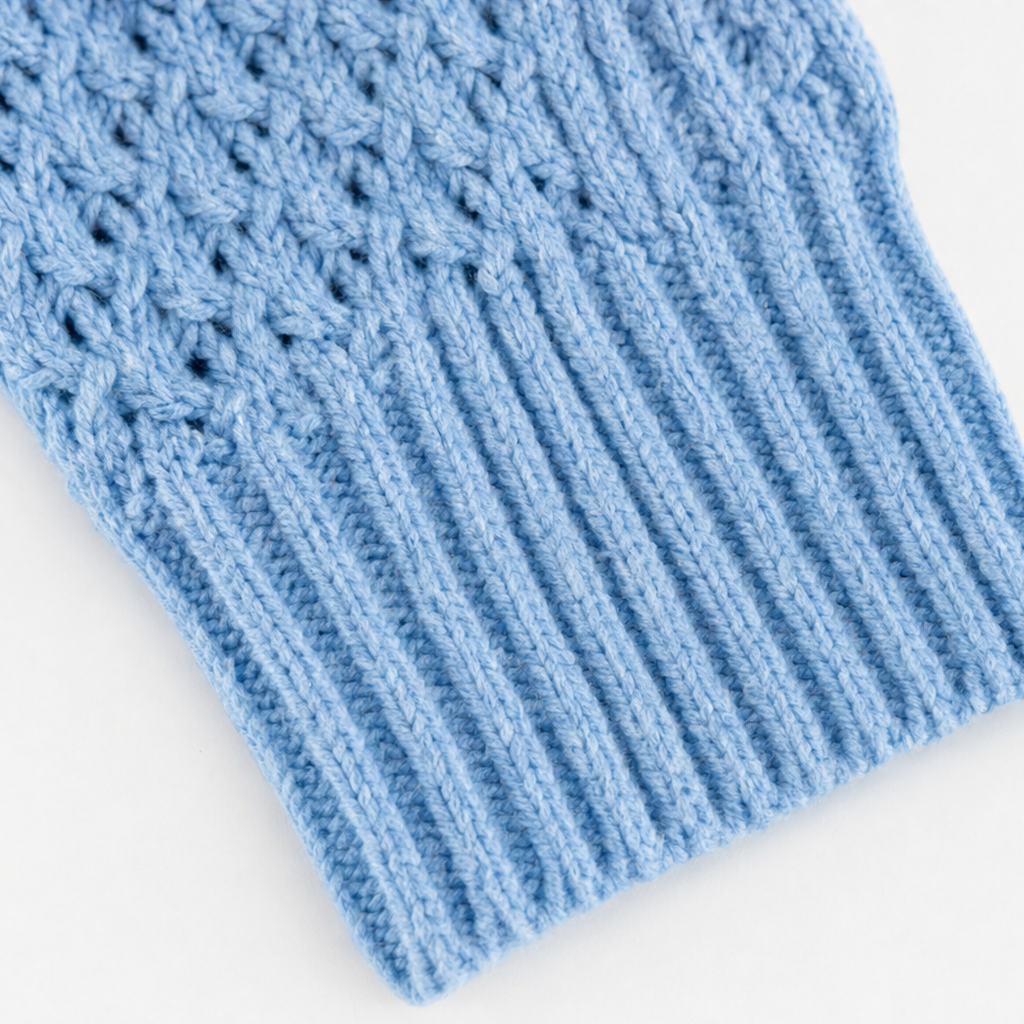 Damen Zopfstrick Pullover Mit Durchbrochenen Ärmeln