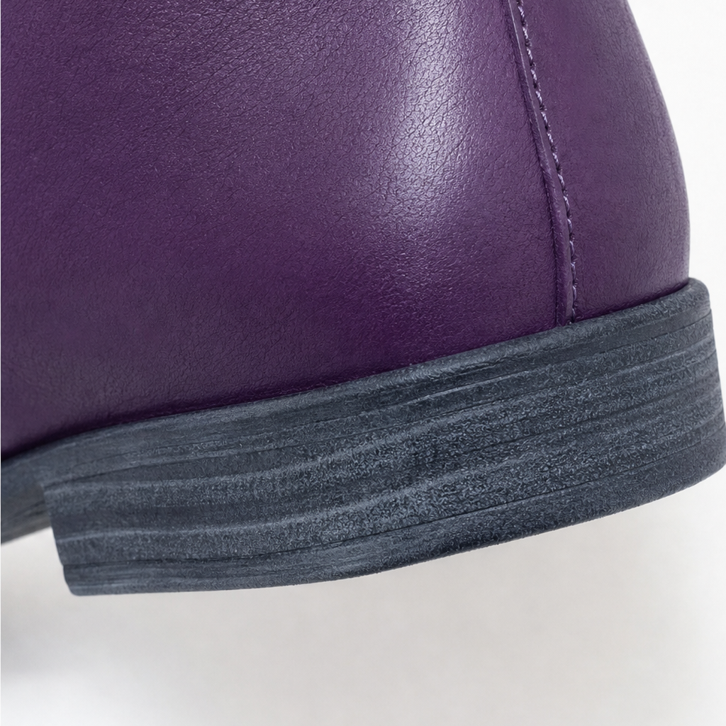 Damen Ankle Boots schmal mit seitlichem Reißverschluss