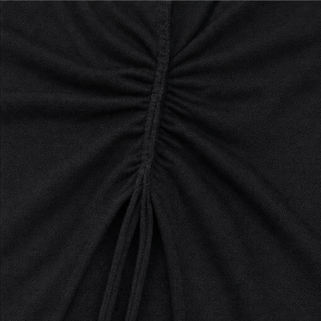 Damen Strickoberteil V-Ausschnitt Mit Knoten-Detail