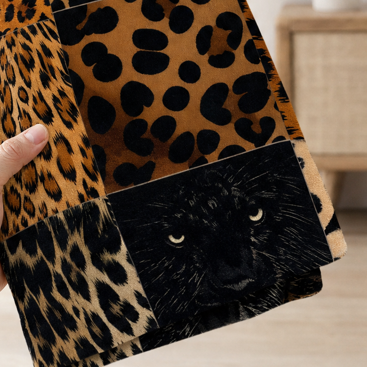 Decke Leopardenmuster Polyester