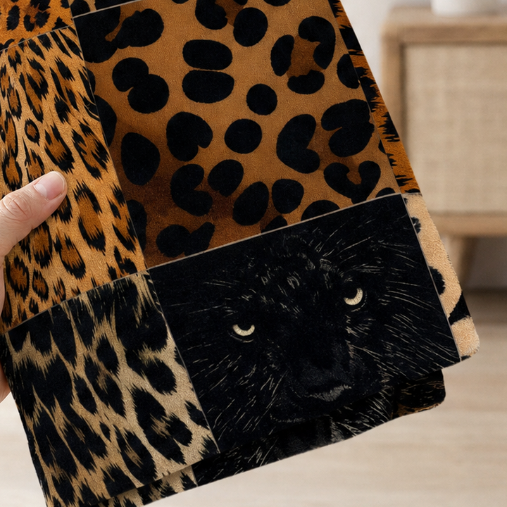 Decke Leopardenmuster Polyester