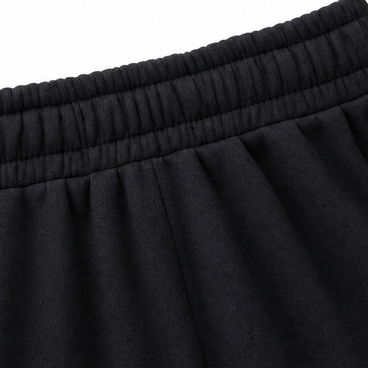 Damen Loungewear Zweiteiler Hohe Taille Kontraststreifen Weites Bein