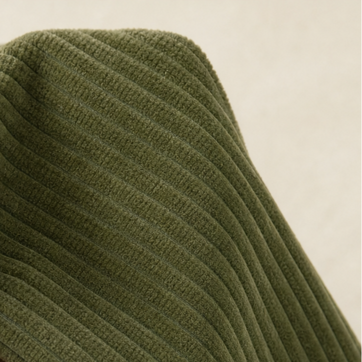 Damen Cord Oberteil Asymmetrische Knopfleiste Mit Stehkragen