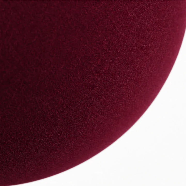 Set of 12 velvet Christmas baubles