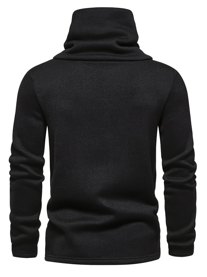 Nash | Herren Pullover mit Slouchy Kragen und Knöpfen
