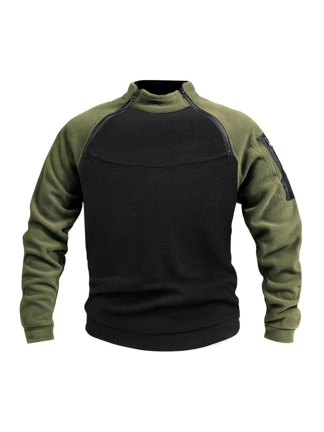 Nolan | Herren Pullover mit Zip-Detail und Stehkragen