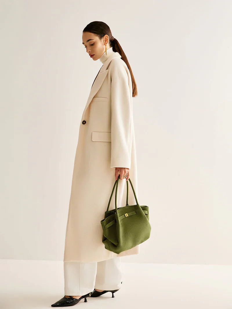 Sac à main en daim pour femmes – Vert et spacieux