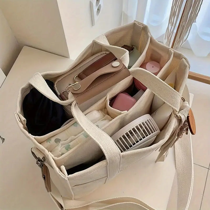 Canvas Tragetasche Damen – Großer Shopper aus Stoff – UrbanLook