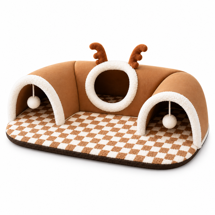 Katzen Tunnel Bett 3 In 1
