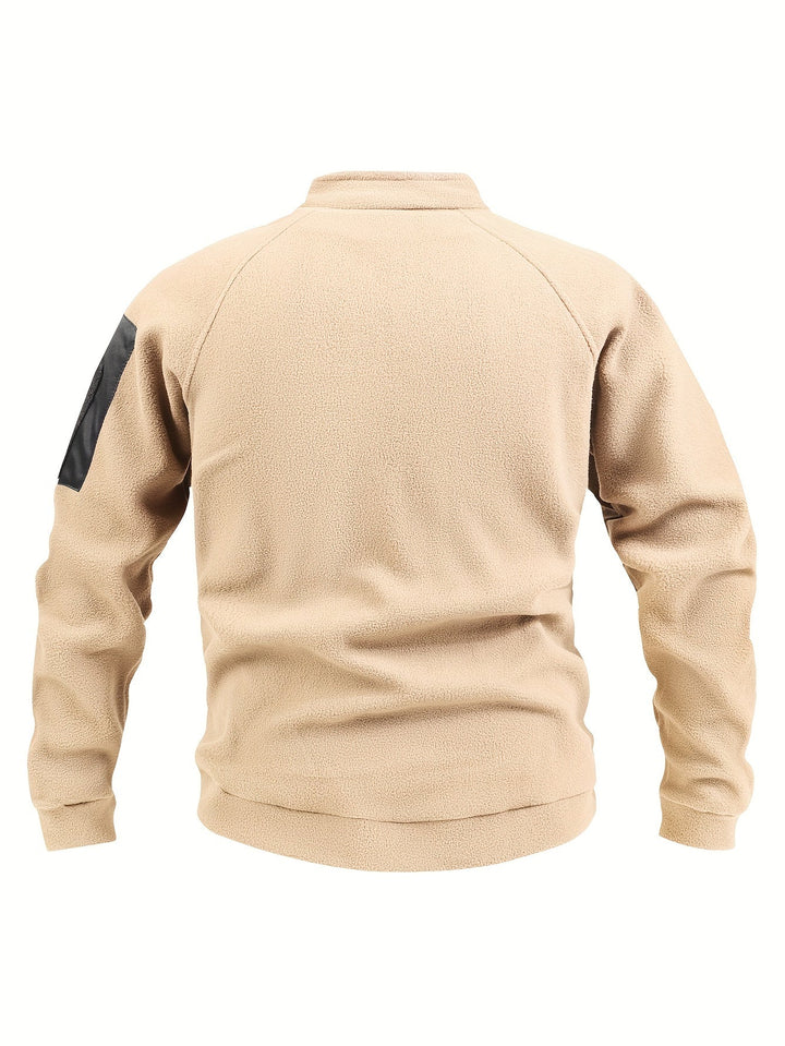 Nolan | Herren Pullover mit Zip-Detail und Stehkragen