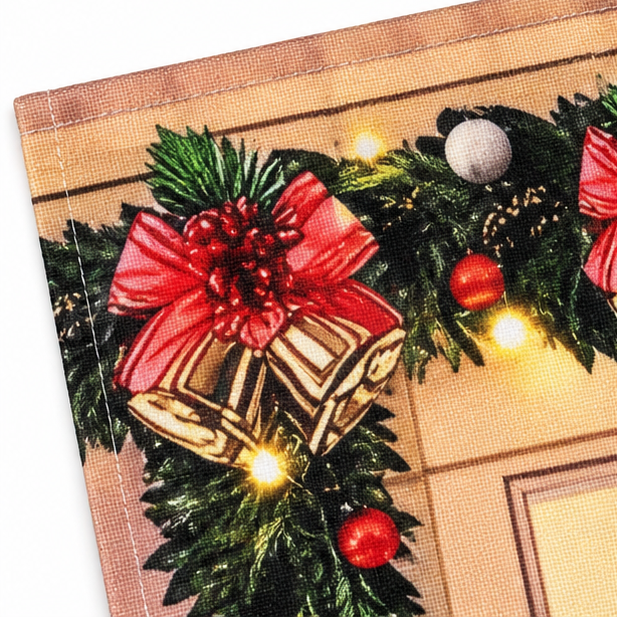 SantaScene Weihnachts-Türbild für Standardtüren