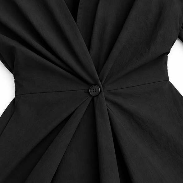 Everly | Midikleid mit Gürtel und Kragen