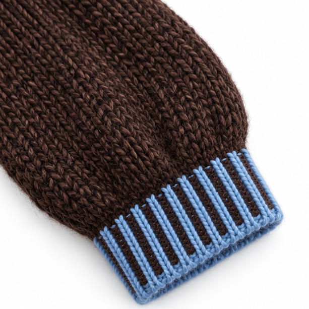 Cowlane | Pulloverkleid mit Kapuze und Kontrast-Trim