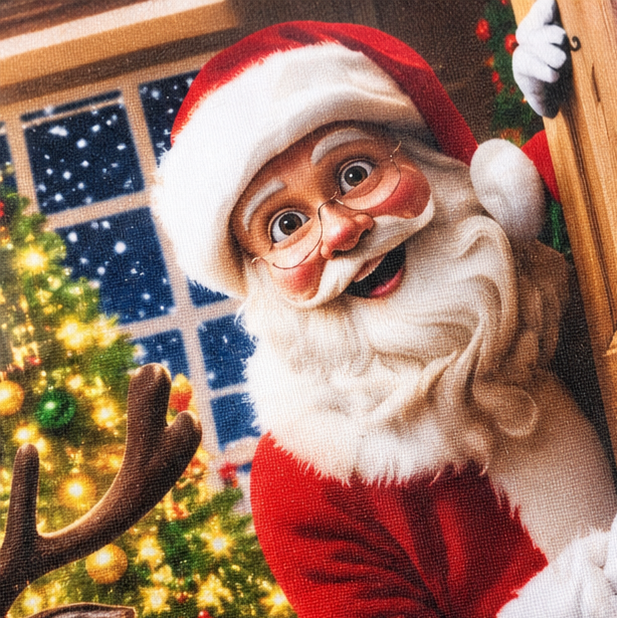 SantaScene Weihnachts-Türbild für Standardtüren