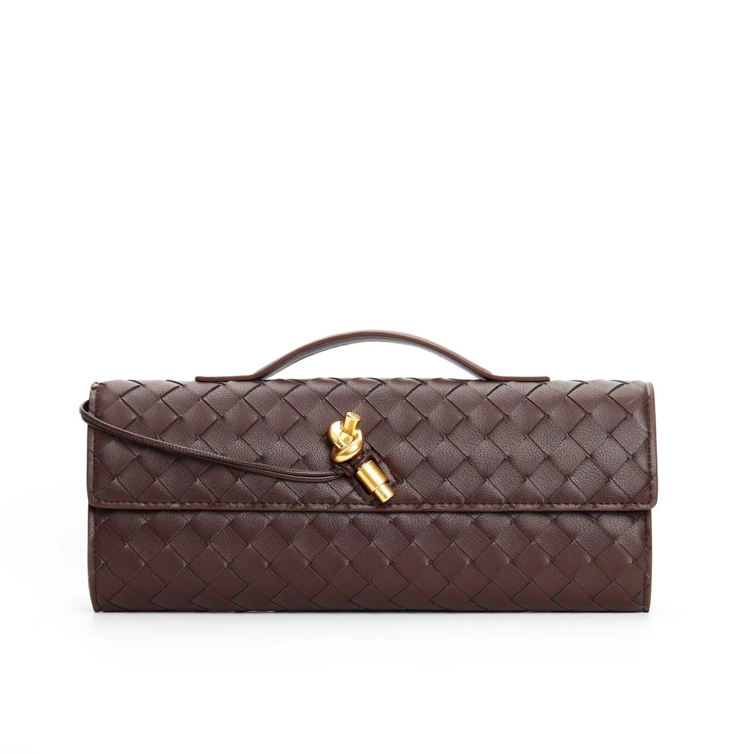 Pochette pour femmes en cuir véritable - Élégante et polyvalente