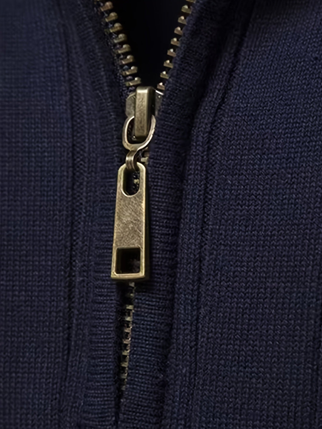 Reid | Herren Pullover mit Stehkragen und Half-Zip