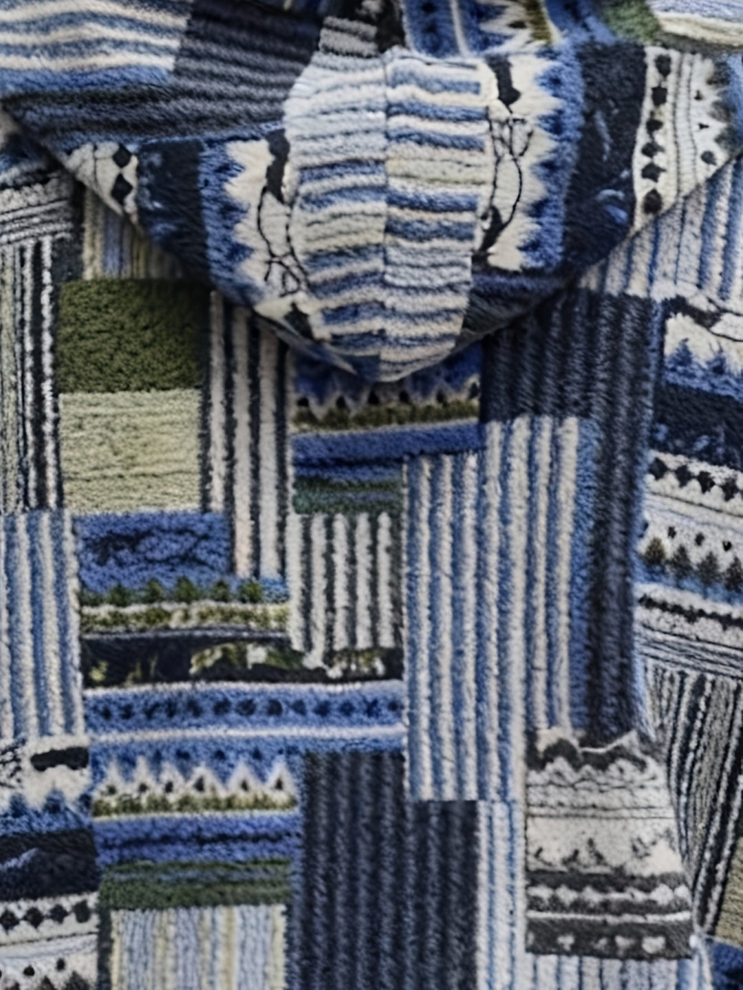Desmond Herren Pullover mit Halbreißverschluss und Strukturmuster