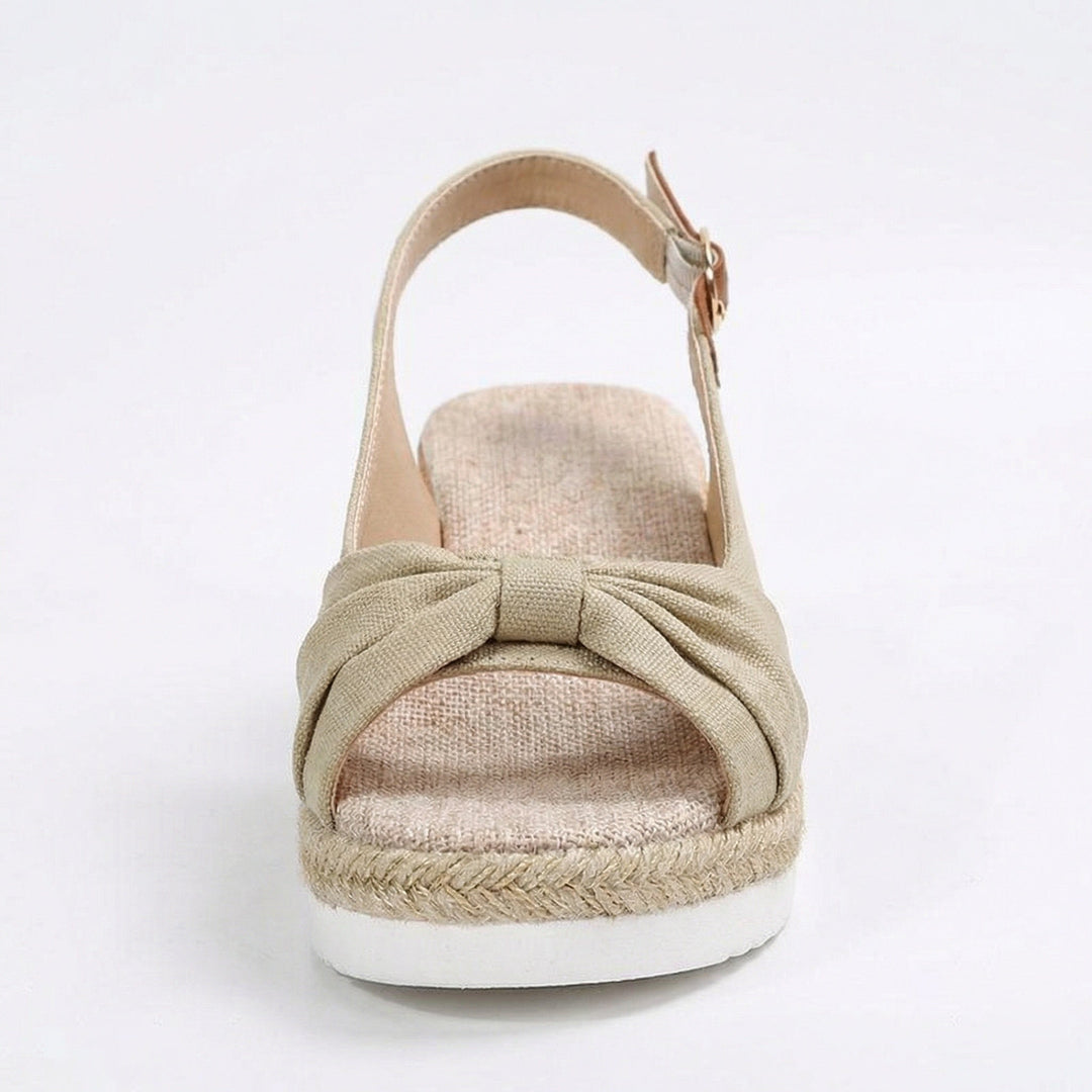 Women's Pointed-Toe Platform Sandals – Orthopedic Comfort Shoes with Buckle