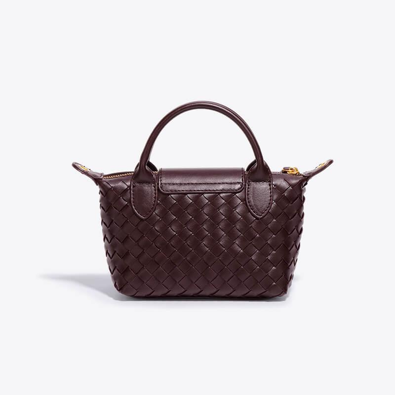 Braided Mini Bag Women – Compact Crossbody Bag with Shoulder Strap