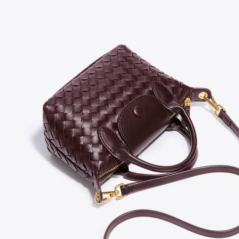 Braided Mini Bag Women – Compact Crossbody Bag with Shoulder Strap