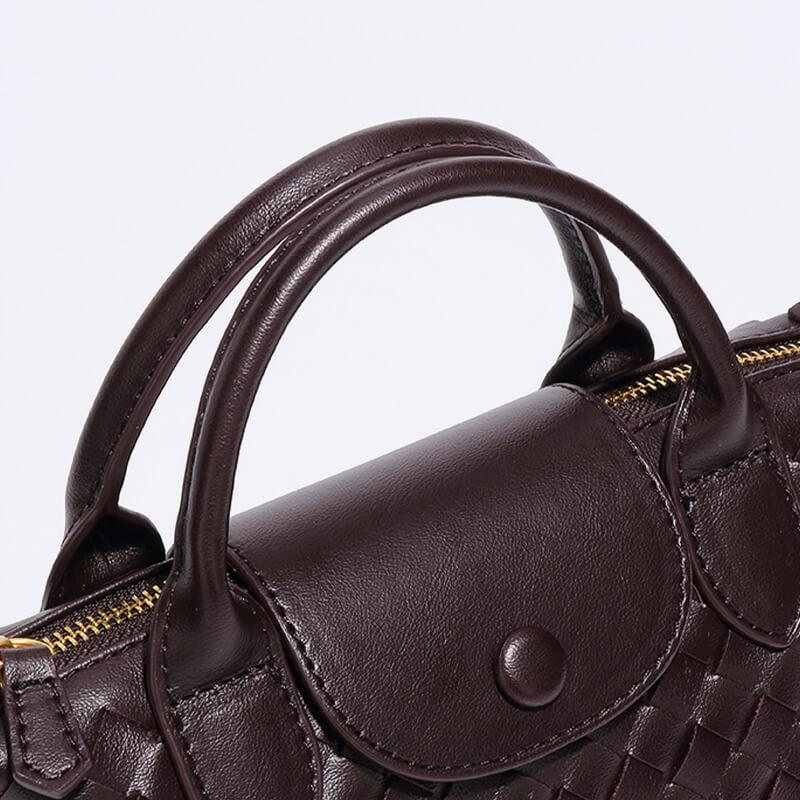 Braided Mini Bag Women – Compact Crossbody Bag with Shoulder Strap