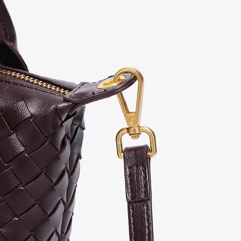 Braided Mini Bag Women – Compact Crossbody Bag with Shoulder Strap