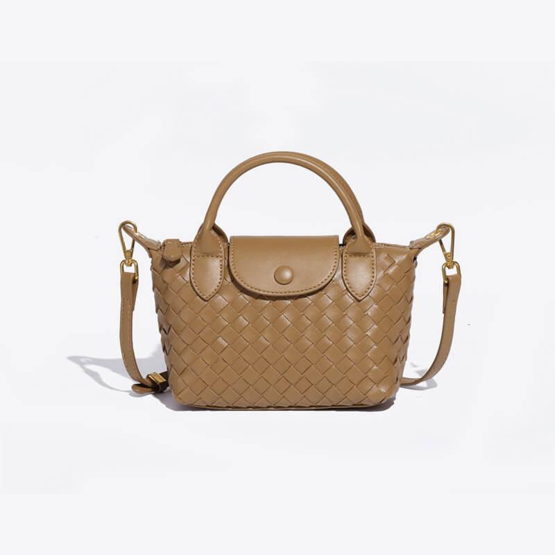 Braided Mini Bag Women – Compact Crossbody Bag with Shoulder Strap
